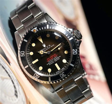 rolex double red for sale|rolex red sea dweller.